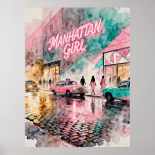 Poster Garota de Manhattan