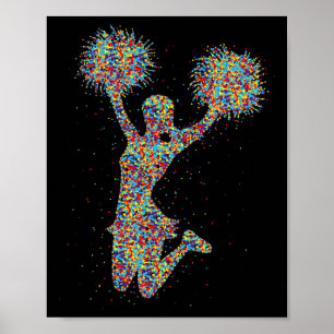 Poster Garota de Torcida Cheerleading Líder de Torcida Ju