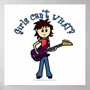 Poster Garota de Violão Clara