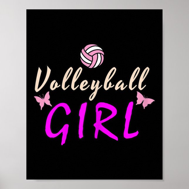 Poster Garota de Voleibol (Frente)
