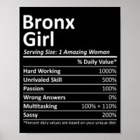 Garota do Bronx Nova York Cidade Divertida Lar Raí