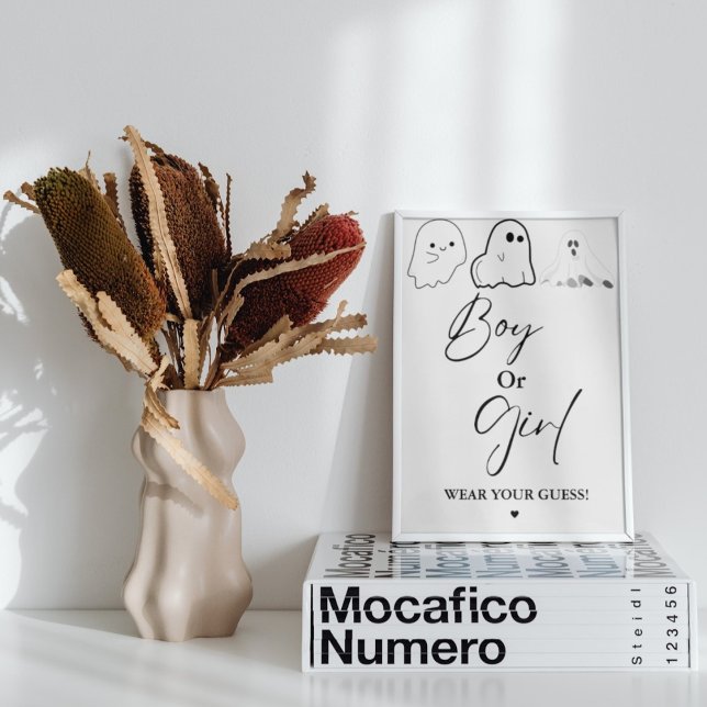 Poster Garota do Dia das Bruxas Vista seu jogo de chá de  (Criador carregado)