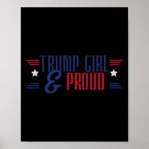 Poster Garota do Trump E Mulheres Orgulhosas Pelo Trump 2