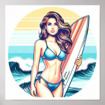Garota Esporte & Surfe