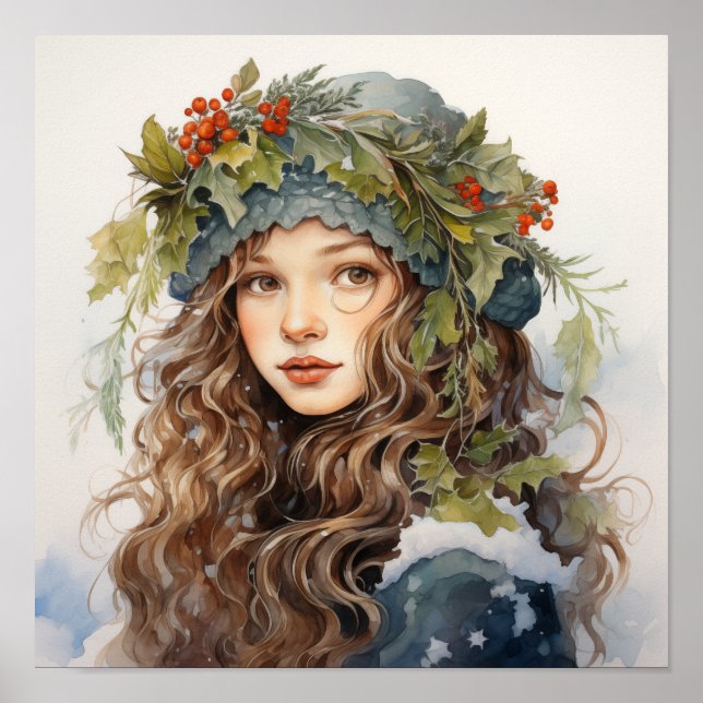 Poster Garota Festiva (Frente)