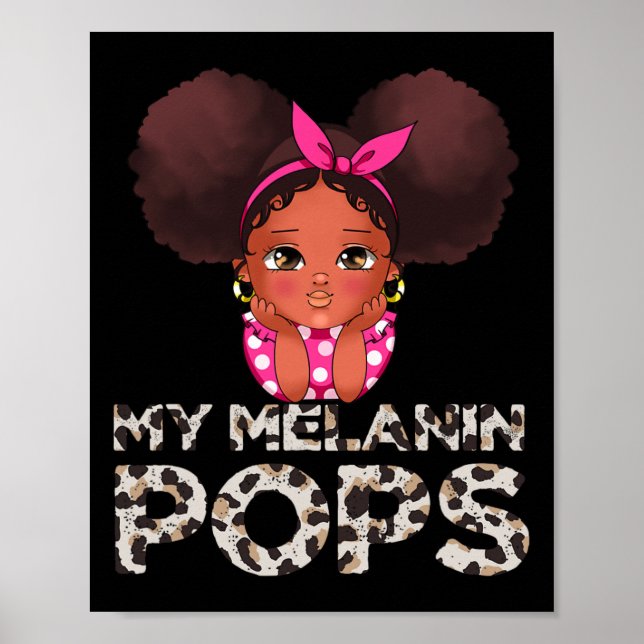 Poster Garota Filha Niece Irmã Negra História Mon (Frente)