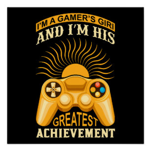 Pôster Garota gamer