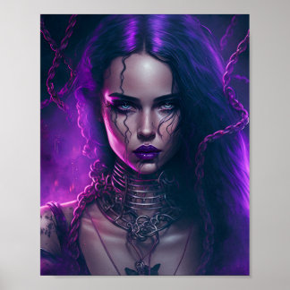 Poster Garota Gótica