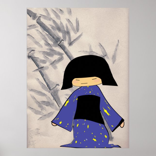 Pôster Garota japonesa (Frente)