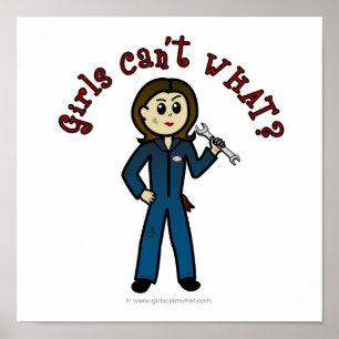 Poster Garota Mecânica Clara