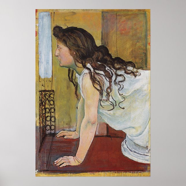 Poster Garota Na Janela 1890 (Frente)