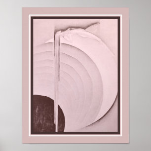 Poster Garota na Lua - Major Felton Art Deco