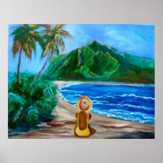 Poster Garota na praia