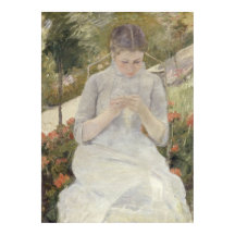 Garota no Jardim por Mary Cassatt