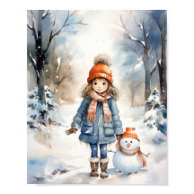 Garota Pequena e Seu Neve