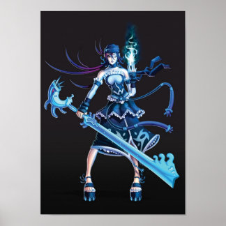 Pôster Garota pirata de anime