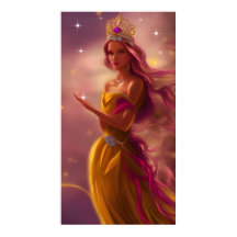 Garota princesa de ouro rosa Tiara conto de fadas