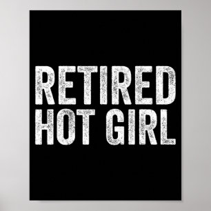 Poster Garota Quente Aposentada Vintage Dito Divertido Pa