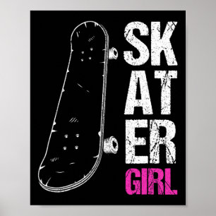 Poster Garota Skate Skateboard Sk8r Garotas Skate Legal S