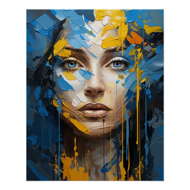 Pôster Garota ucraniana Glossy Poster (Frente)