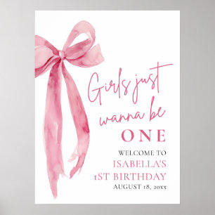 Poster Garotas Arcos Rosa Só Querem Ser Um primeiro anive