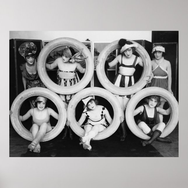 Poster Garotas Cansadas: 1920 (Frente)