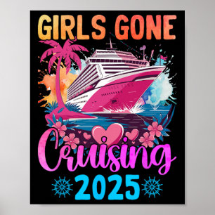 Poster Garotas Cruzeiros 2025 Férias de Cruzeiro para Mul