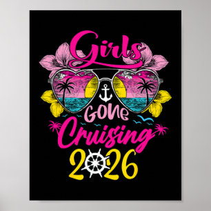 Poster Garotas de Cruzeiro de Férias 2026 Viagem Divertid