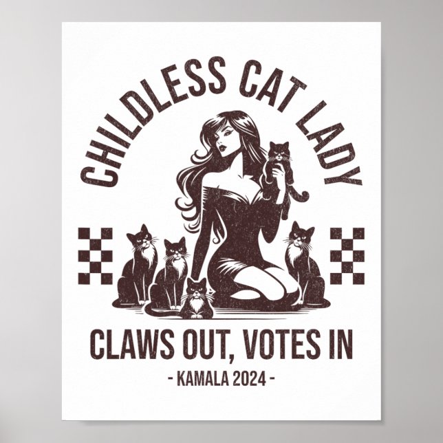 Poster Garotas de Gato Sem Fio (Frente)