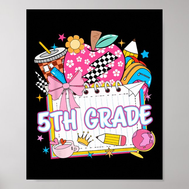 Poster Garotas Do 5 Quinto Grau Crianças Engraçadas De Vo (Frente)