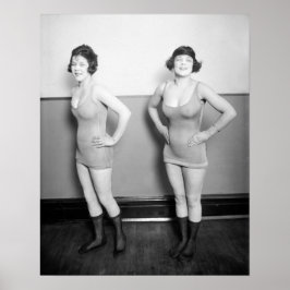 Poster Garotas do Coro, 1920. Foto Antiga