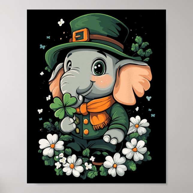 Poster Garotas do Shamrock Meninos Leprechaun St Patricks (Frente)