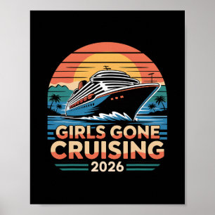 Poster Garotas em Cruzeiro 2026 Viagem de Férias de Cruze