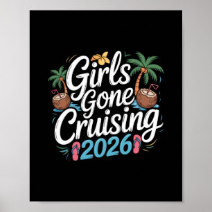 Poster Garotas em Cruzeiro 2026 Viagem de Férias de Cruze