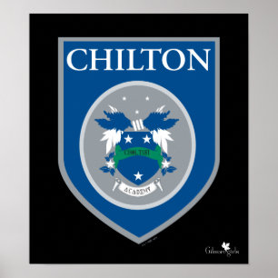 Poster Garotas Gilmore Crachá da Academia Chilton