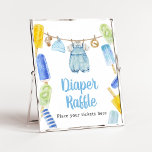 Poster Garoto, Fralda de picolé, Raffle<br><div class="desc">Torne o seu evento especial com este Chá de fraldas de picolé com a nossa Fralda bonita e adorável, o Sinal de Raffle com o tema do Chá de fraldas de roupas de bebê adoráveis. Baixe, personalize e crie memórias duradouras com este toque perfeito para sua celebração alegre! BS1076</div>