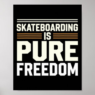 Poster Garoto Patinador Parques de Skate Patinação Patina