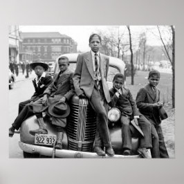Poster Garotos do Southside Chicago, 1941. Foto Antiga
