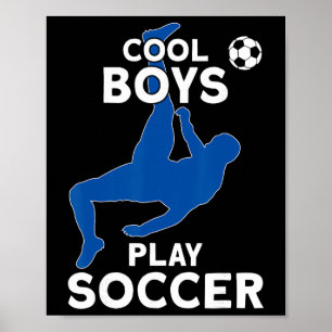 Poster Garotos Legais Jogam Futebol