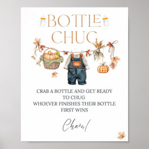 Poster Garrafa de Chá de fraldas