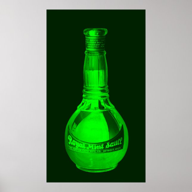 Pôster Garrafa de molho de casa real 1905 (Frente)