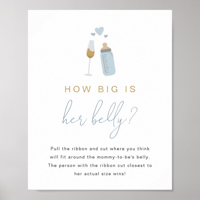 Poster Garrafas Azuis ANDI, Quão Grande É A Bela (Frente)