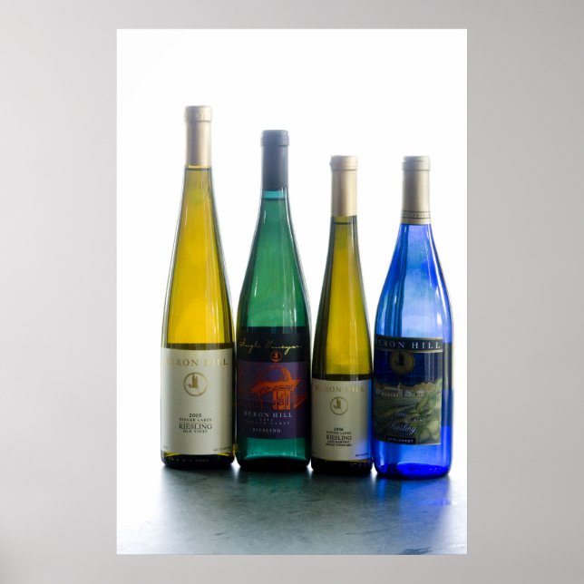 Poster garrafas de vinho (Frente)