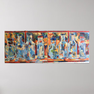 Pôster Garrafas do estúdio