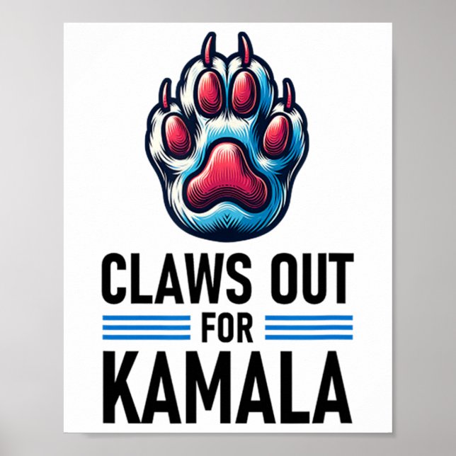 Poster Garras Para Kamala (Frente)