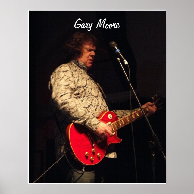 Pôster Gary Moore (Frente)