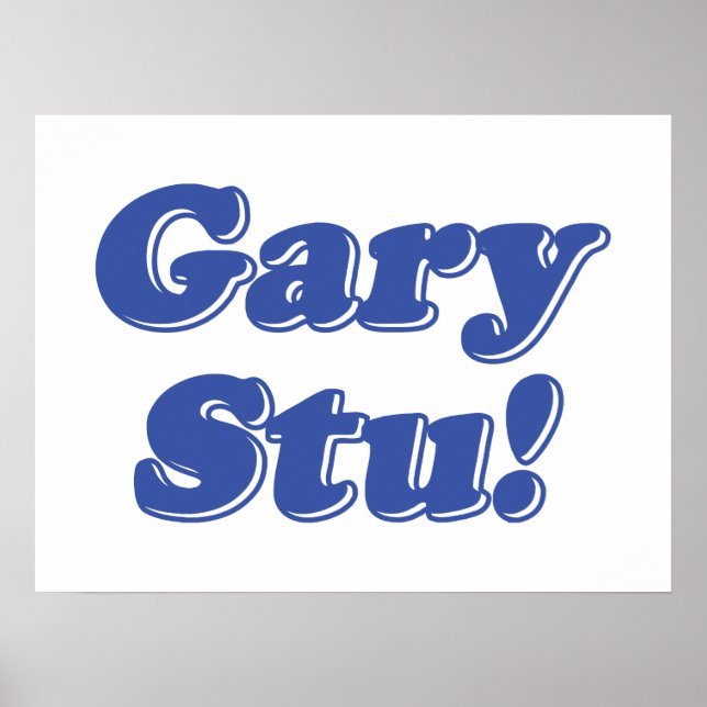 Poster Gary Stu! (Frente)