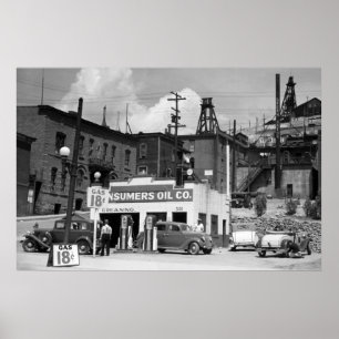 Pôster Gas Station, 1939