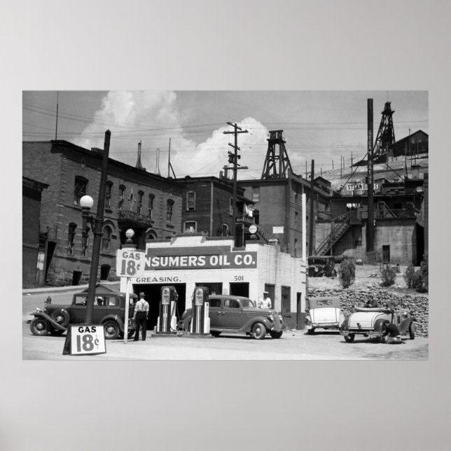 Pôster Gas Station, 1939 (Frente)