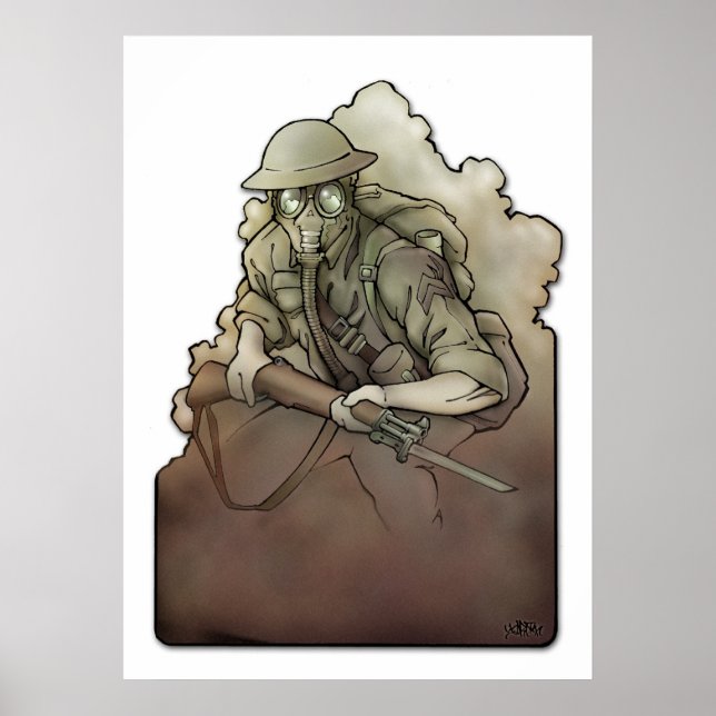 Pôster Gasmask (Frente)